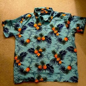 Tommy Bahama Island Zone Pineapple Polo XL
